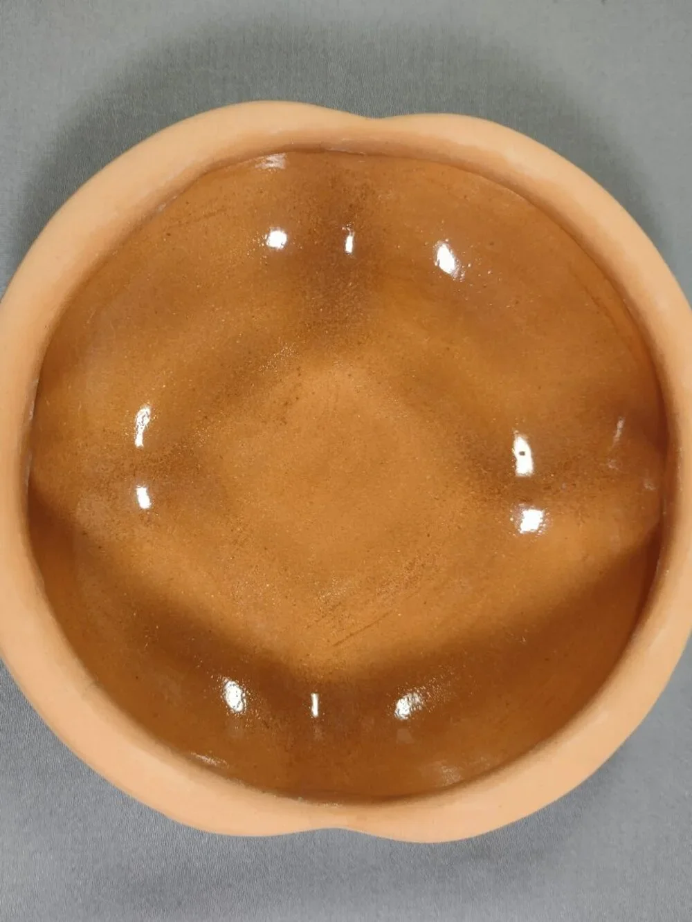 Vtg Terra Cotta Garlic Baker Reco Mexico 1993